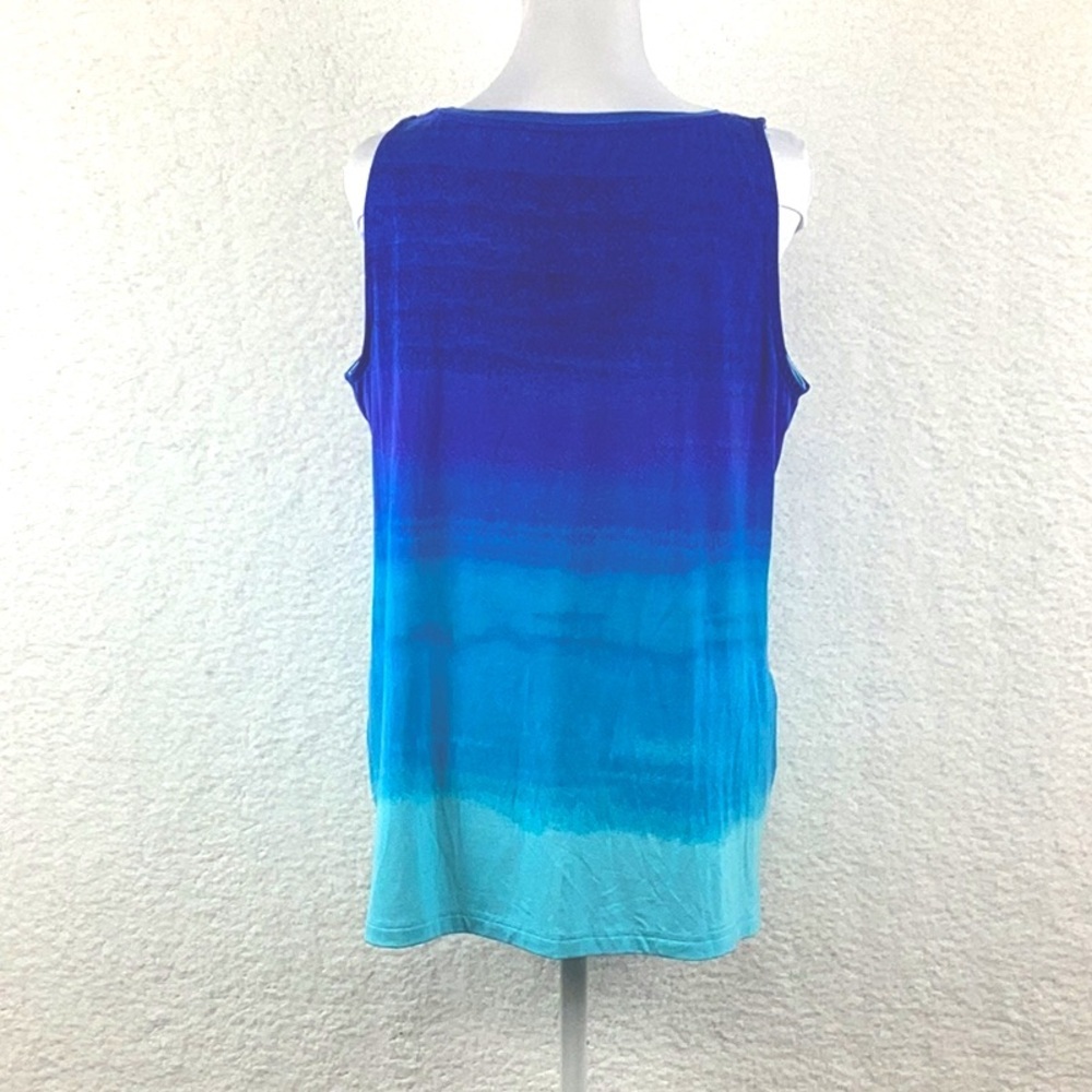 Chico’s Woman’s Size 1 Ombré Tank Top. - Picture 3 of 9